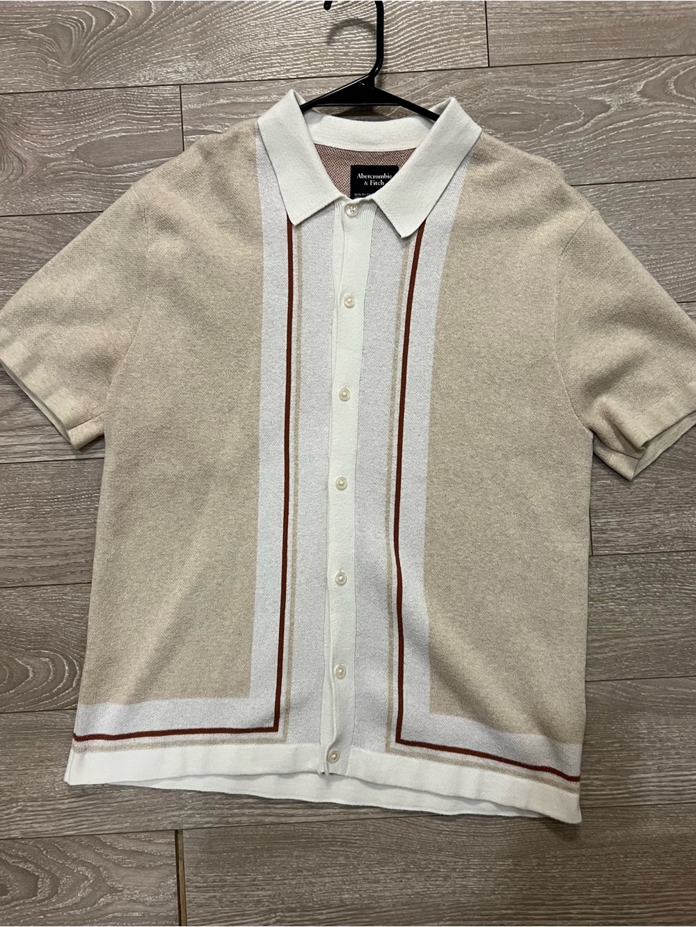 Men's Abercrombie Knit Polo Shirt